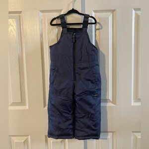 OshKosh Boys Heather Blue One Piece Bib Snow Overalls Size 2T
